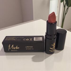 MISCHO BEAUTY Lipstick 3g IJAMA Nude Rose Creamy Matte Sheer Balm NEW in Box
